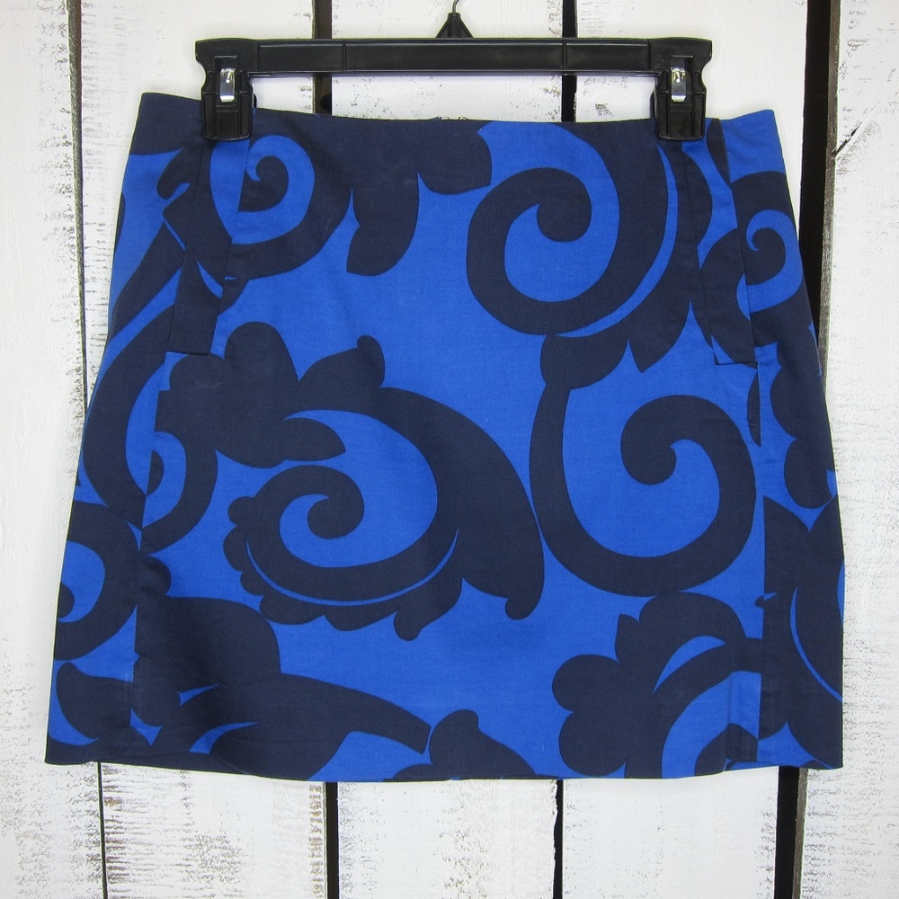 J. Crew Scroll Print Skirt Size 4